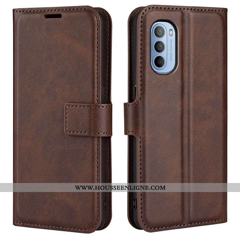 Housse Moto G41 / G31 Effet Cuir Slim Extrême