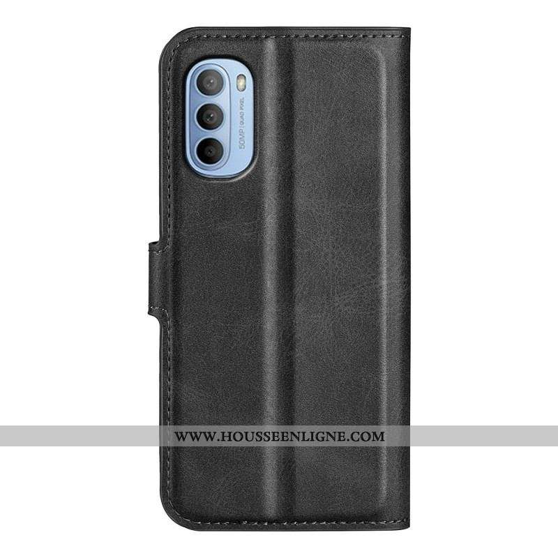 Housse Moto G41 / G31 Effet Cuir Slim Extrême