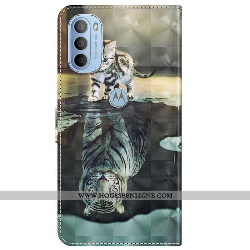 Housse Moto G41 / G31 Ernest Le Tigre