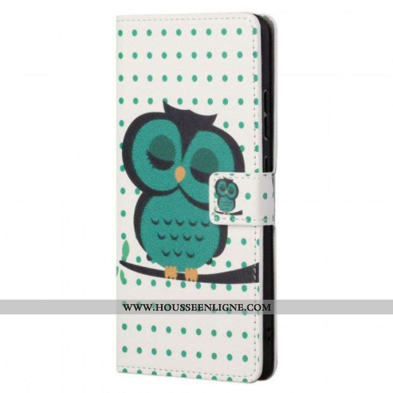 Housse Moto G41 / G31 Hibou Endormi