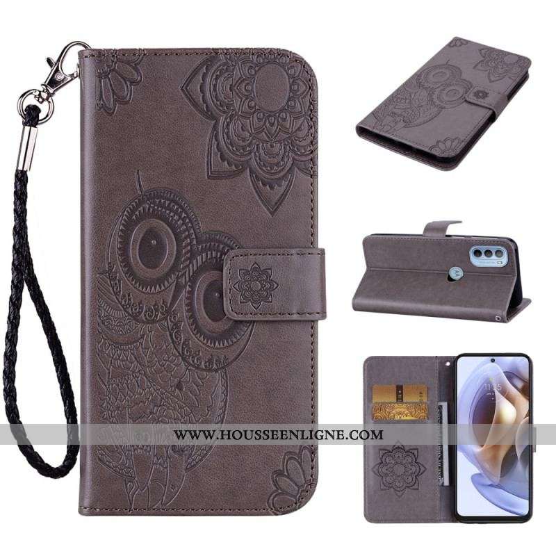 Housse Moto G41 / G31 Hibou Mandala