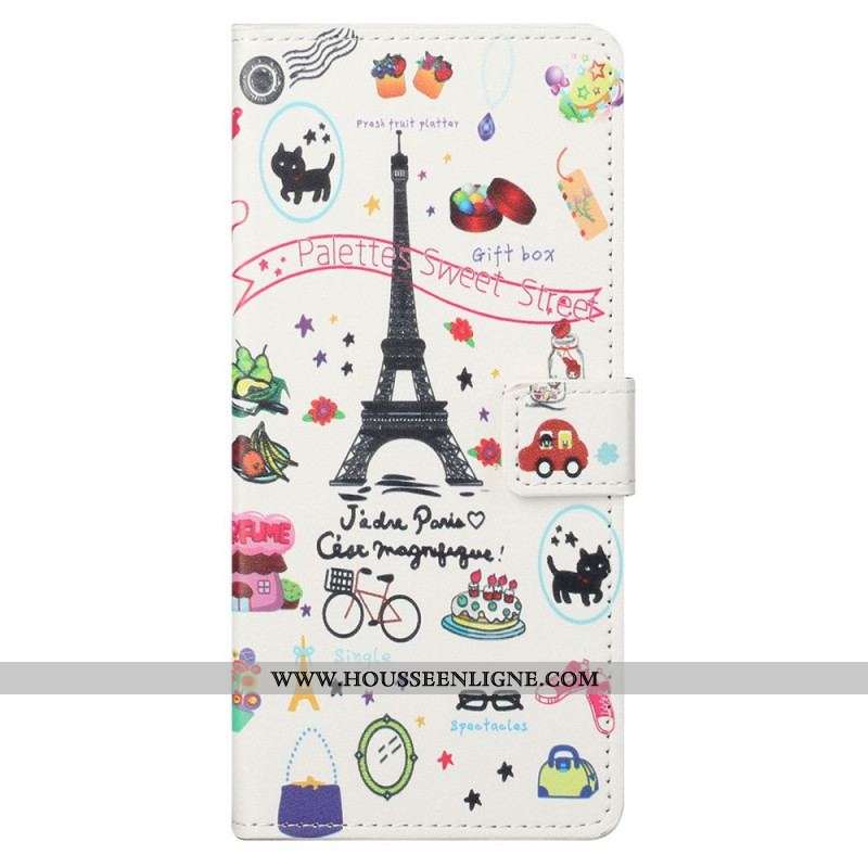 Housse Moto G41 / G31 J'adore Paris