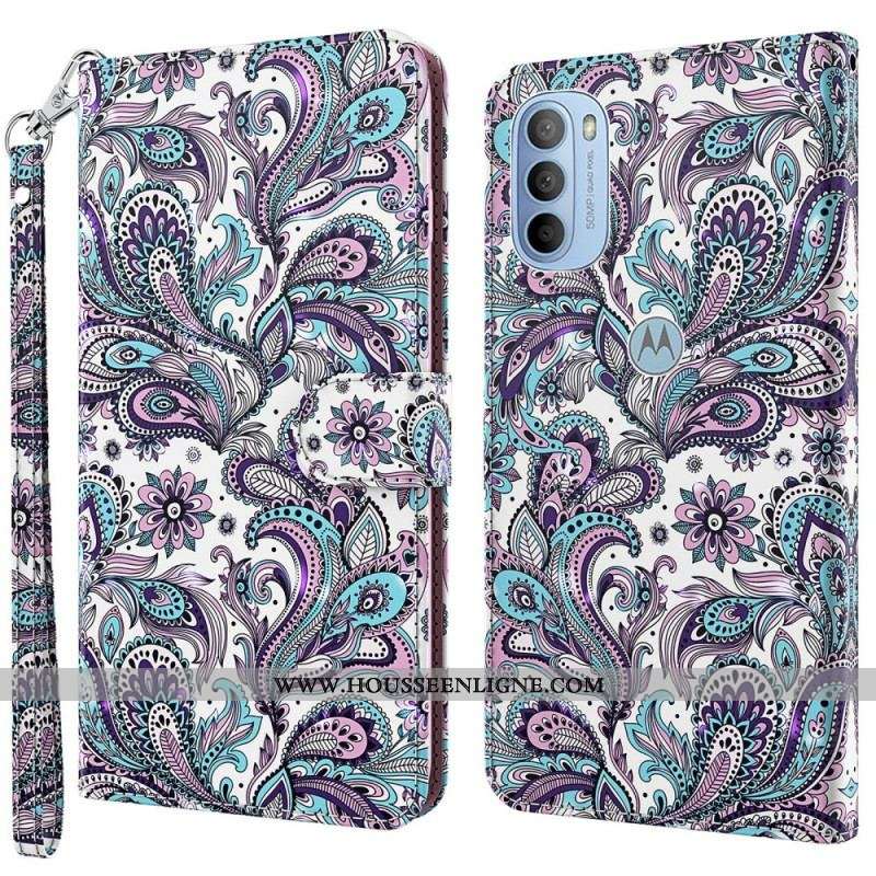 Housse Moto G41 / G31 Motif Cachemire
