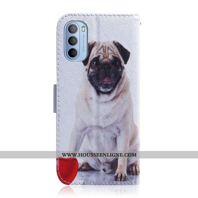 Housse Moto G41 / G31 Pug Dog