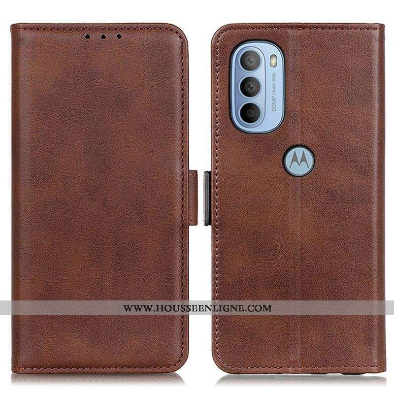 Housse Moto G41 / G31 Rabat Double