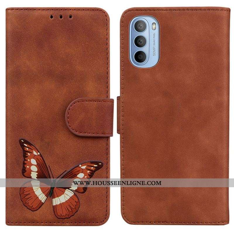 Housse Moto G41 / G31 Skin-Touch Papillon