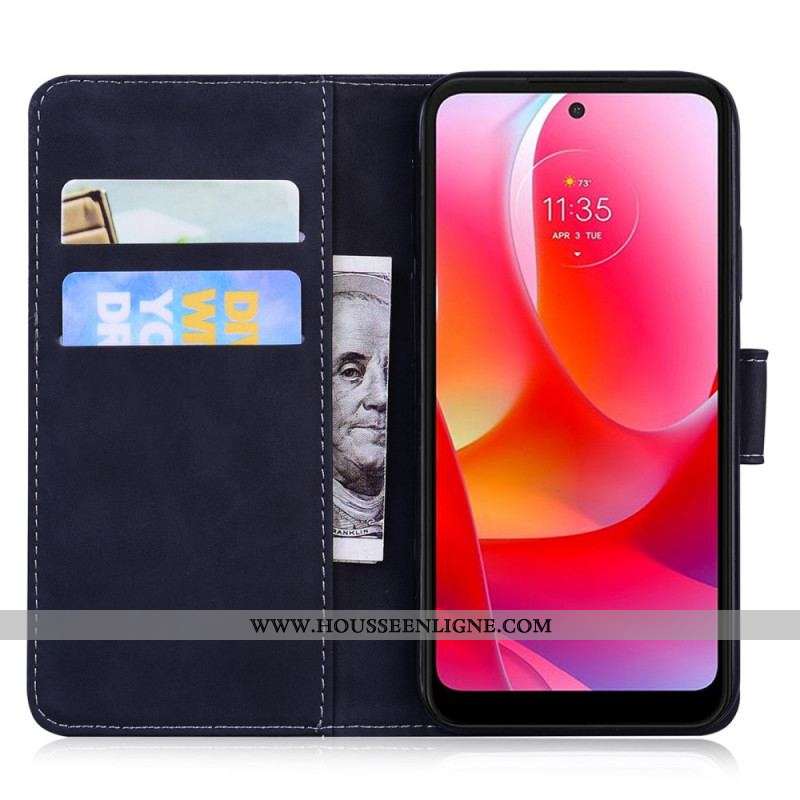 Housse Moto G41 / G31 Skin-Touch Papillon