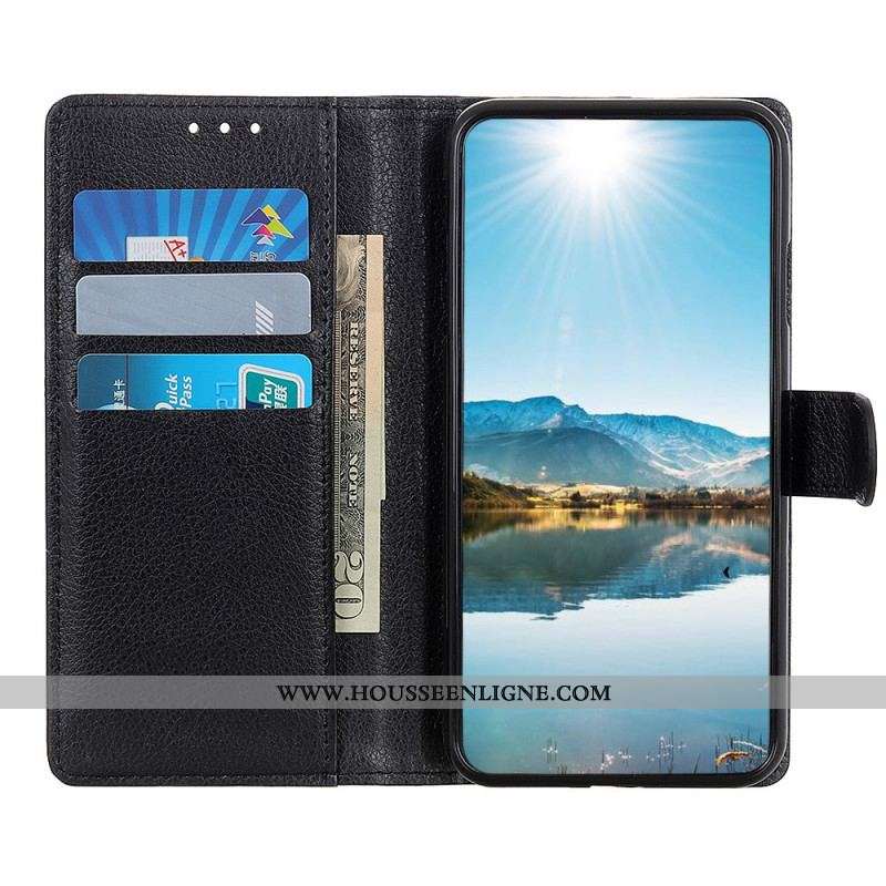 Housse Moto G41 / G31 Traditionnellement Litchi