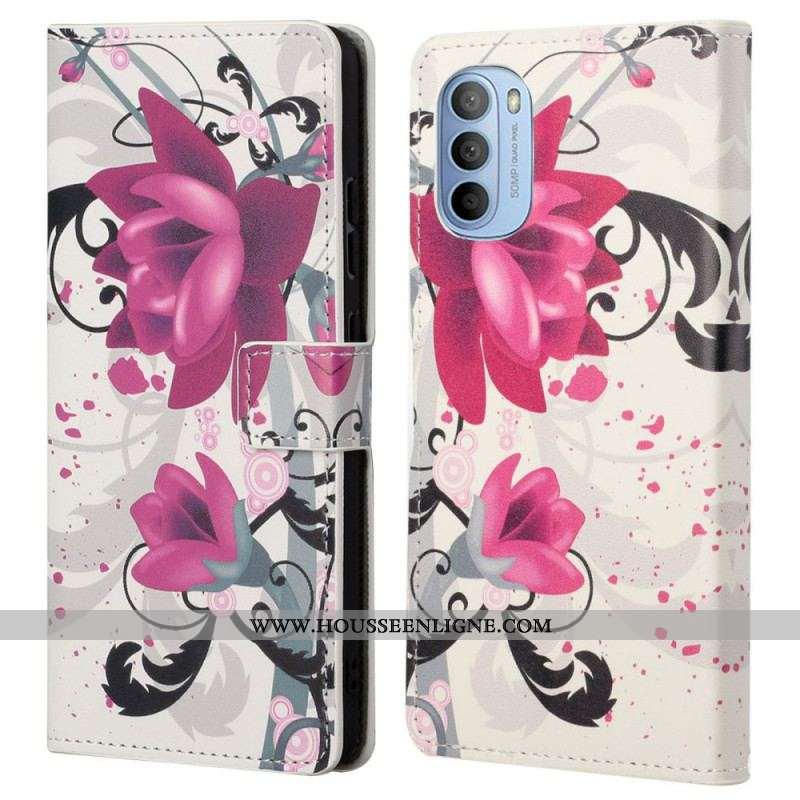 Housse Moto G41 / G31 Tropical Flowers