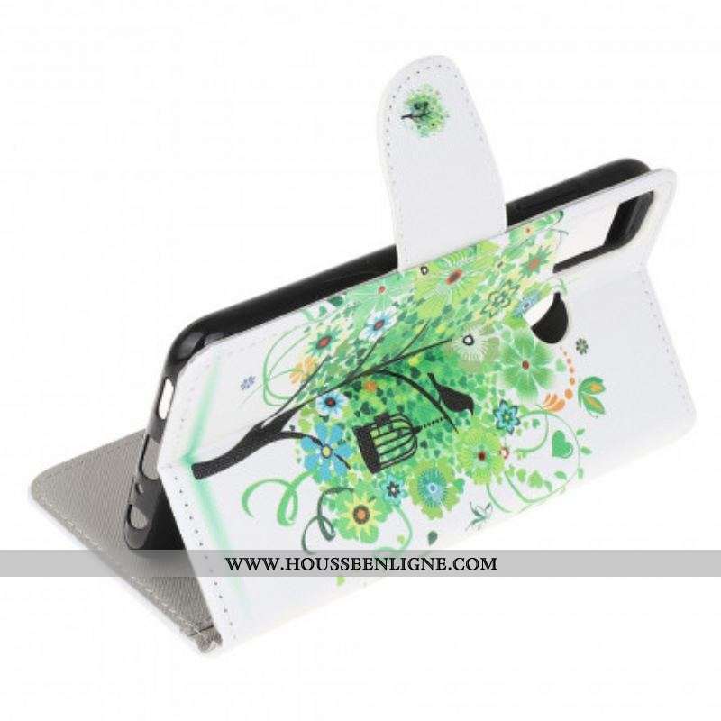 Housse Moto G50 Arbre Fleuri