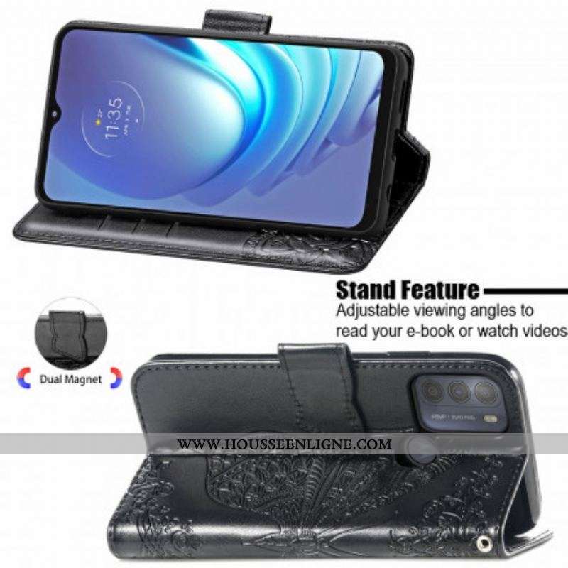 Housse Moto G50 Demi Papillon