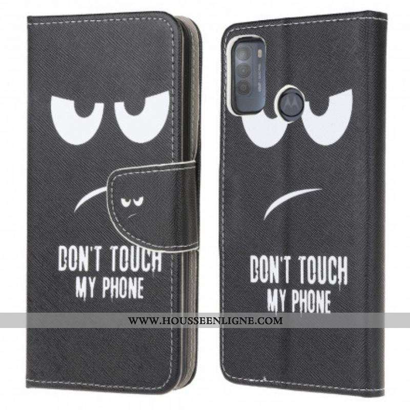 Housse Moto G50 Don't Touch My Phone
