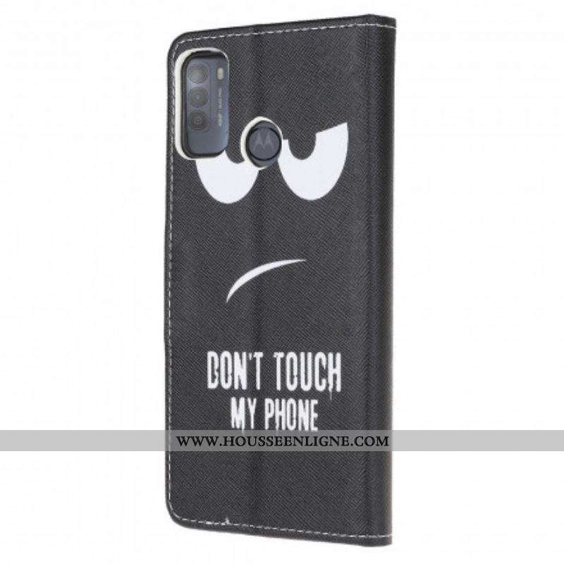 Housse Moto G50 Don't Touch My Phone