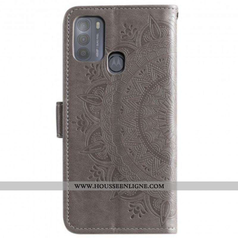 Housse Moto G50 Mandala Soleil