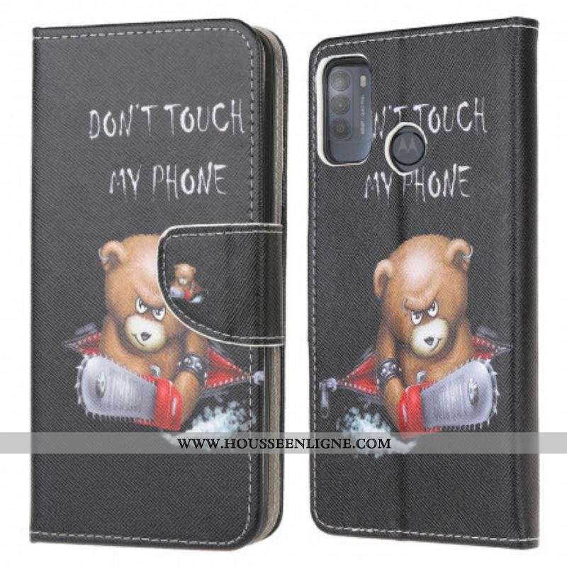 Housse Moto G50 Ours Dangereux