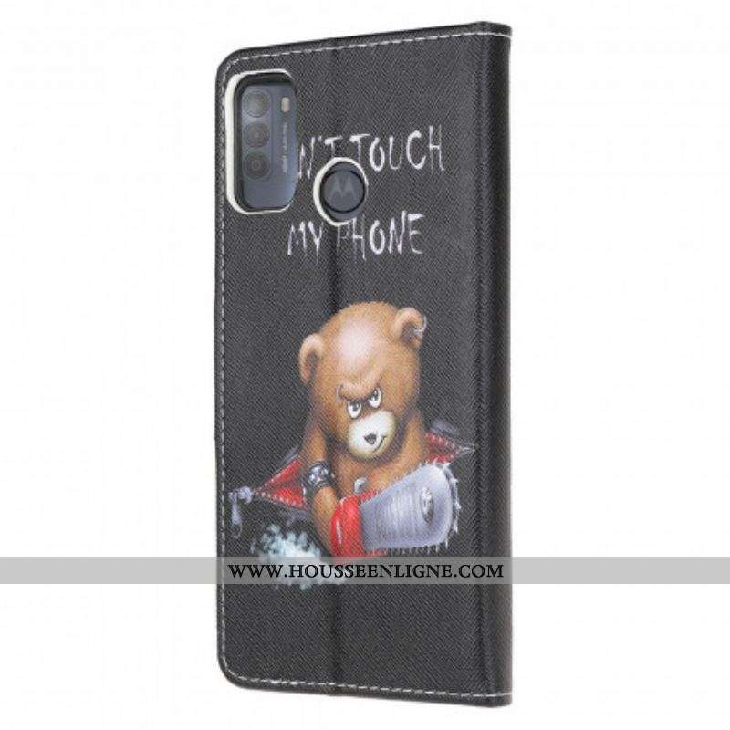 Housse Moto G50 Ours Dangereux