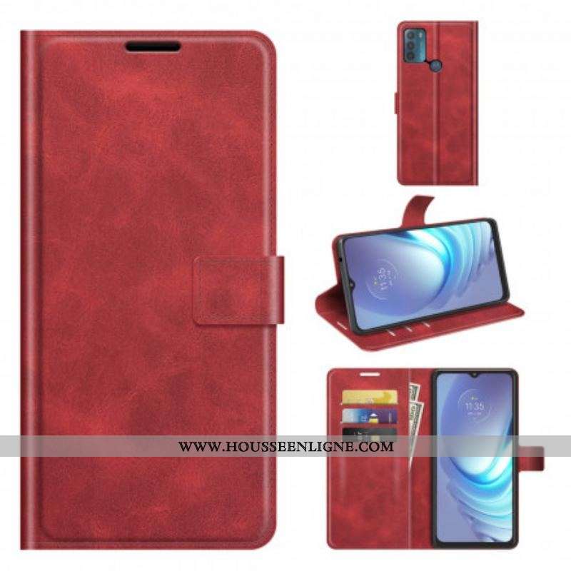 Housse Moto G50 Style Cuir Design