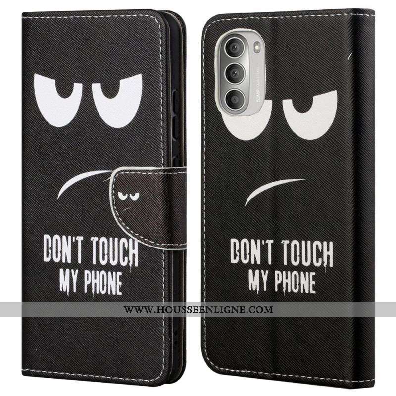 Housse Moto G51 5G Don't Touch My Phone