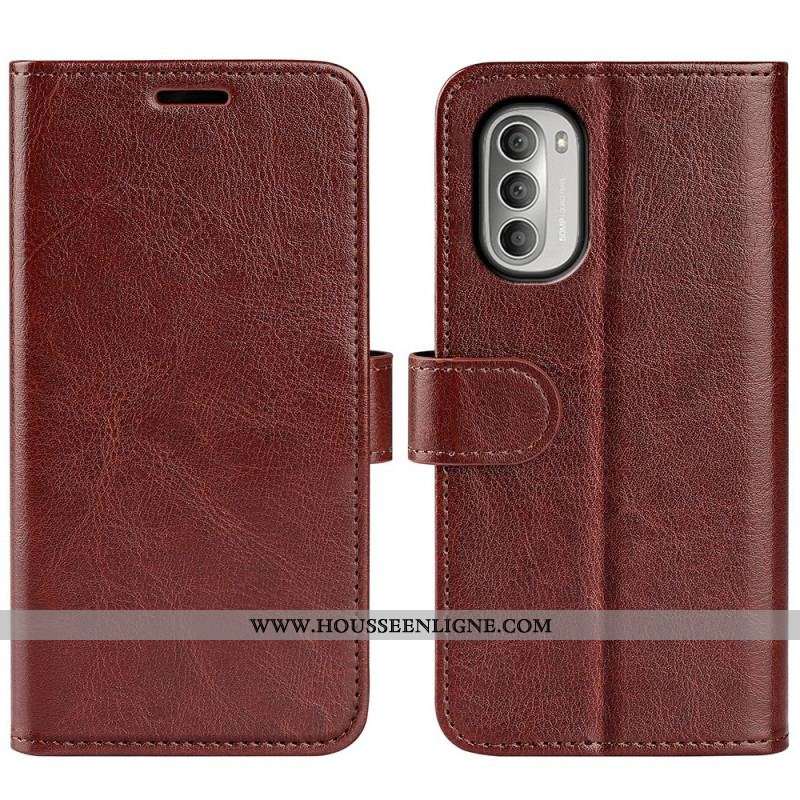 Housse Moto G51 5G Effet Cuir Design