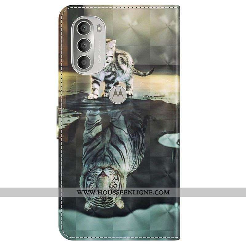 Housse Moto G51 5G Ernest Le Tigre