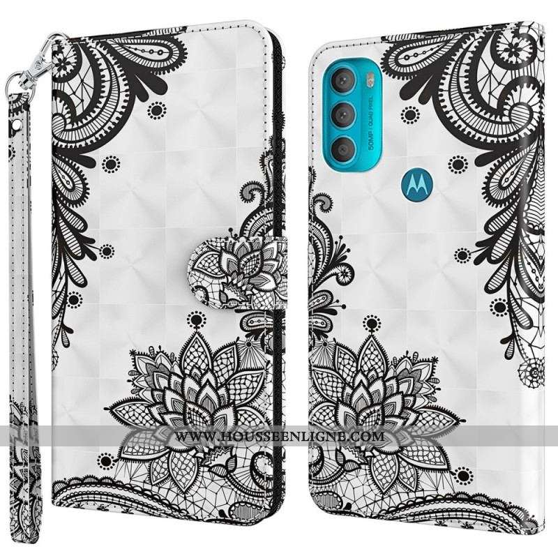 Housse Moto G71 5G Chic Dentelle
