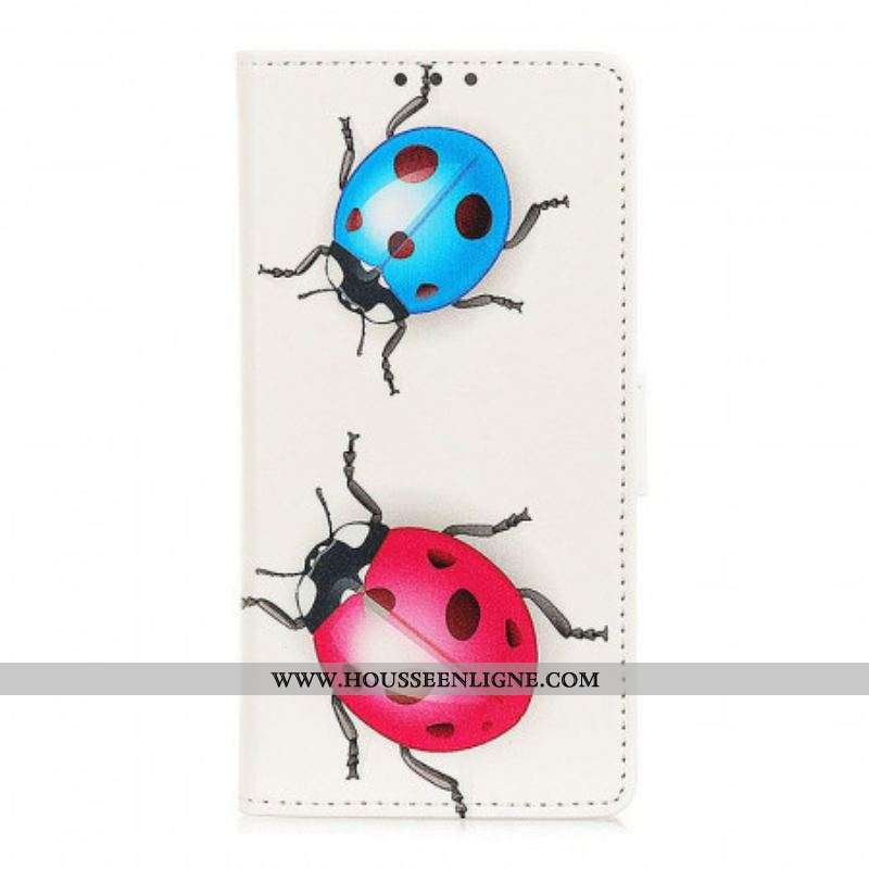 Housse Moto G71 5G Coccinelles