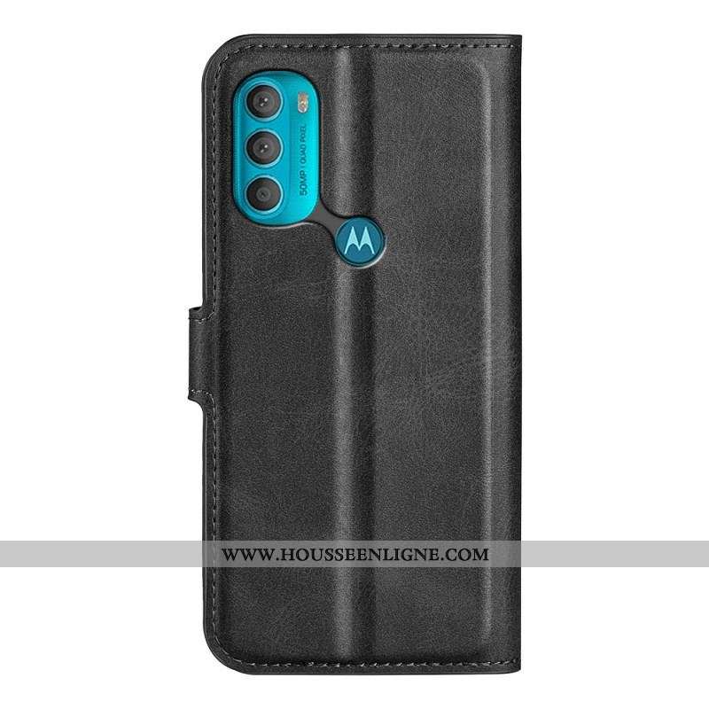 Housse Moto G71 5G Effet Cuir Slim Extrême