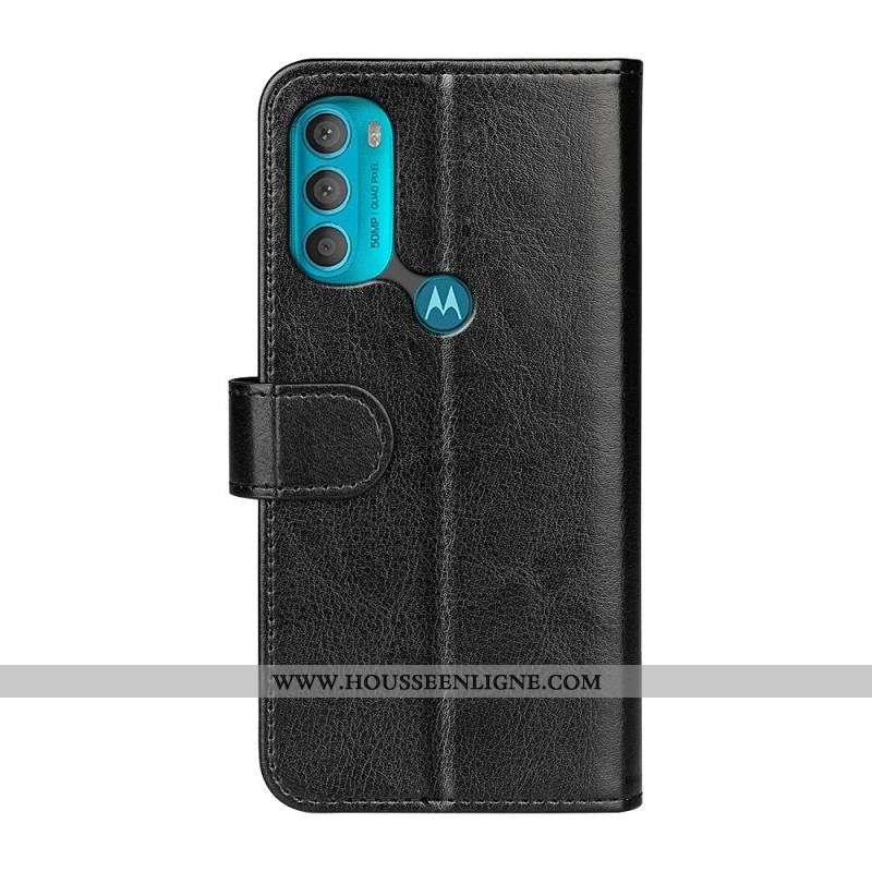 Housse Moto G71 5G Effet Cuir