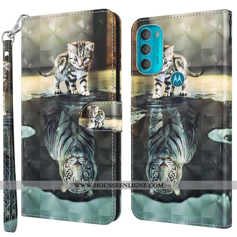 Housse Moto G71 5G Ernest Le Tigre