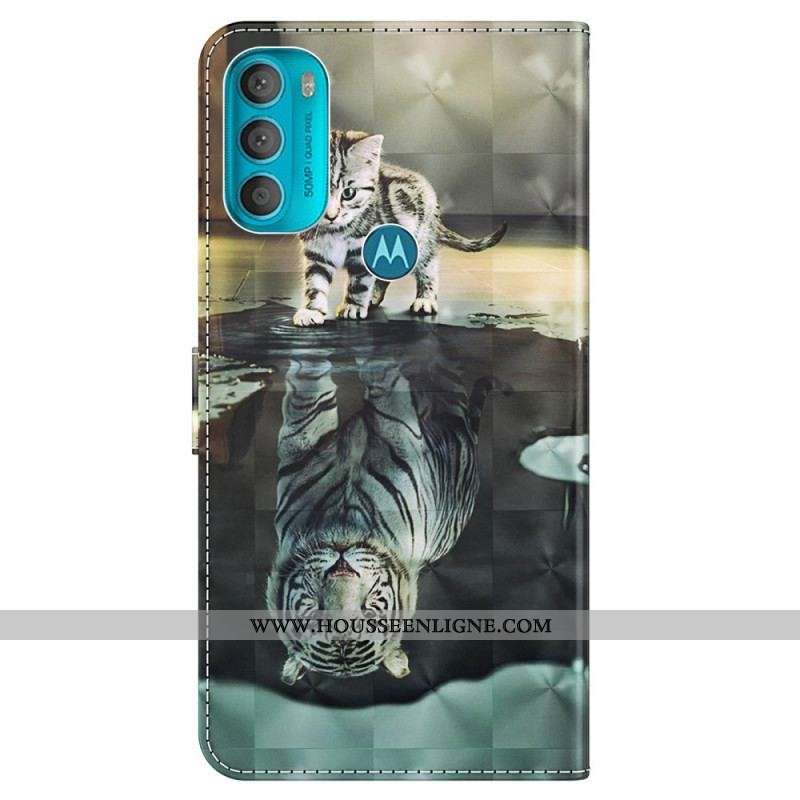 Housse Moto G71 5G Ernest Le Tigre