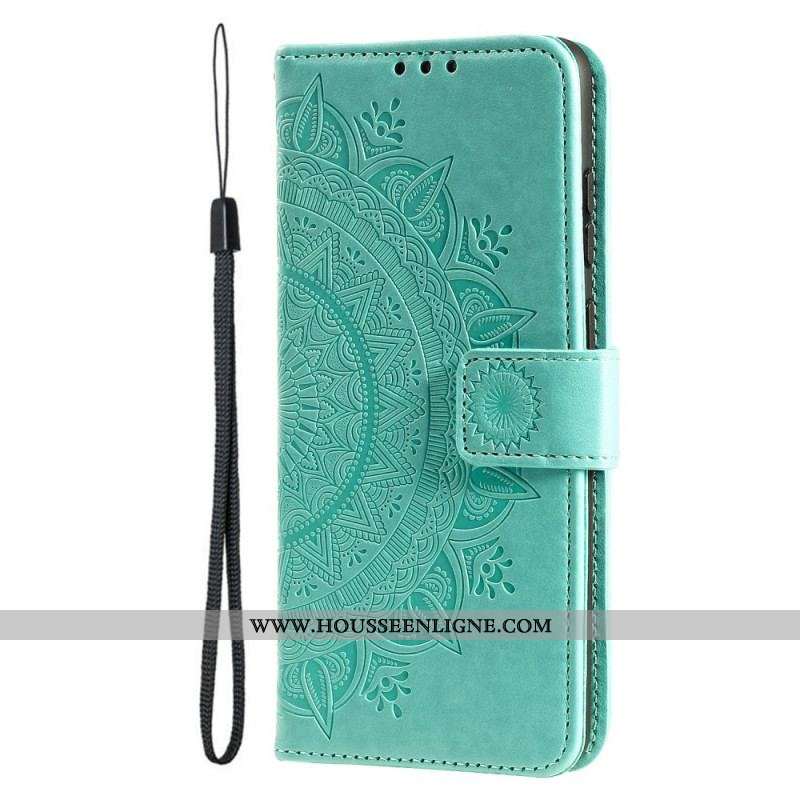 Housse Moto G71 5G Mandala Soleil