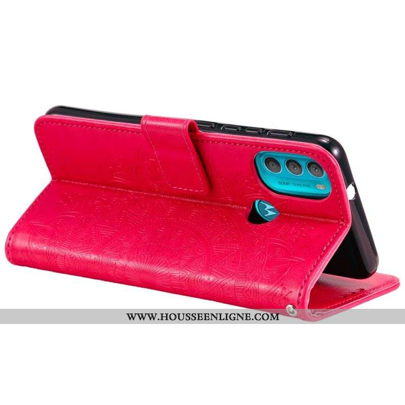 Housse Moto G71 5G Mandala Soleil