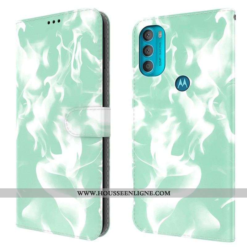 Housse Moto G71 5G Motif Abstrait