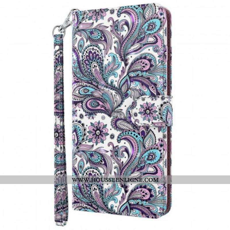 Housse Moto G71 5G Motif Cachemire