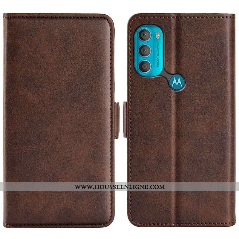 Housse Moto G71 5G Rabat Double