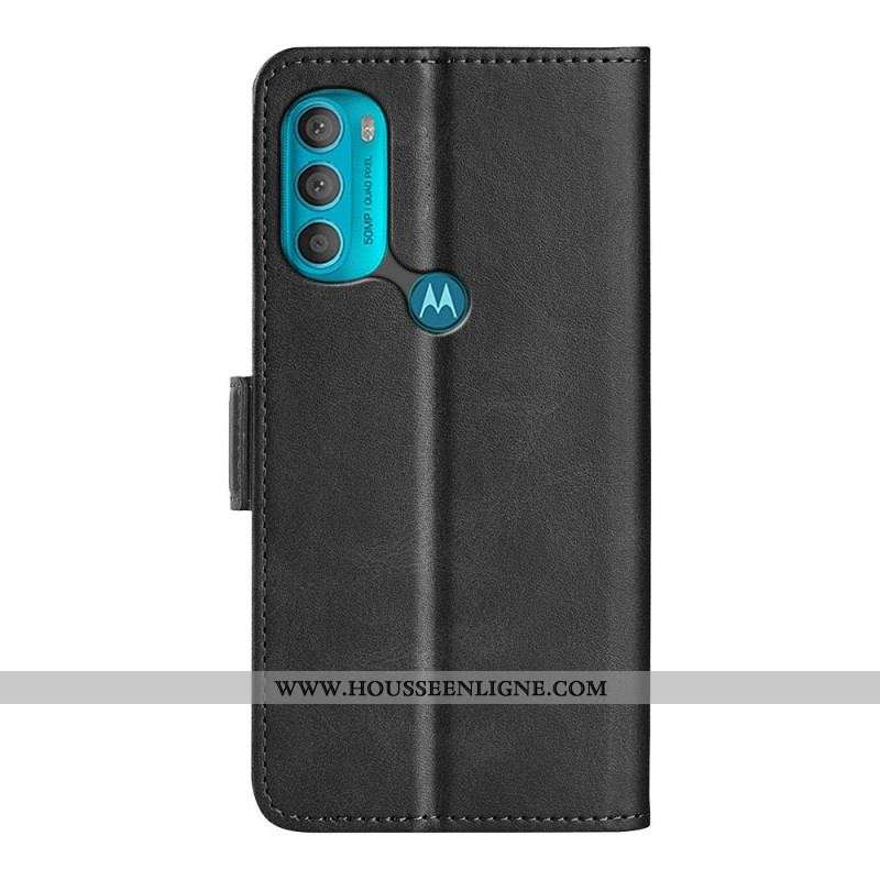 Housse Moto G71 5G Rabat Double