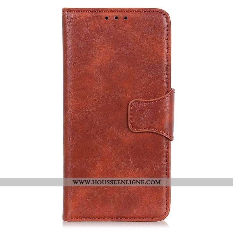 Housse Moto G71 5G Rabat Magnétique Double Face