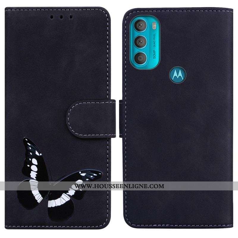 Housse Moto G71 5G Skin-Touch Papillon