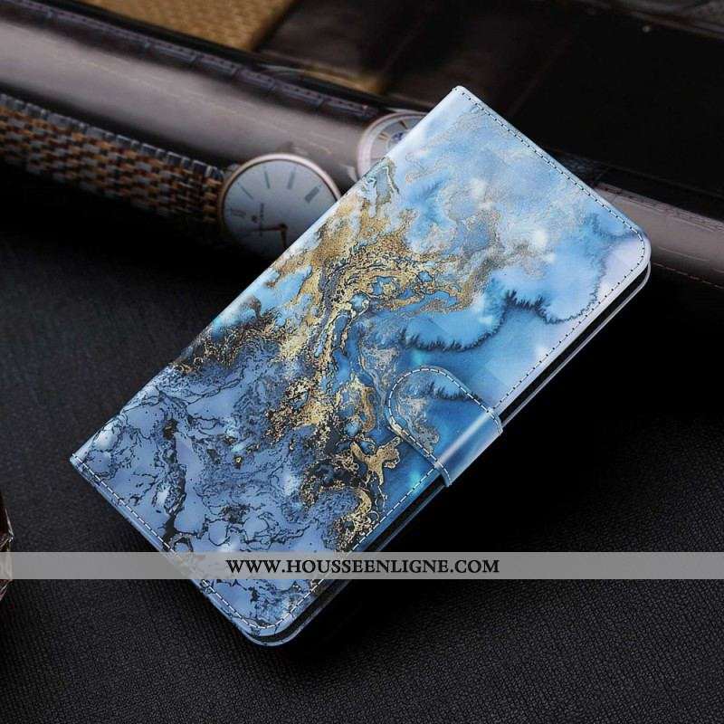 Housse Moto G73 5G Abstraction à Lanière