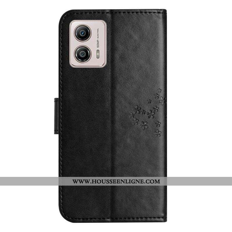 Housse Moto G73 5G Arbre aux Hiboux