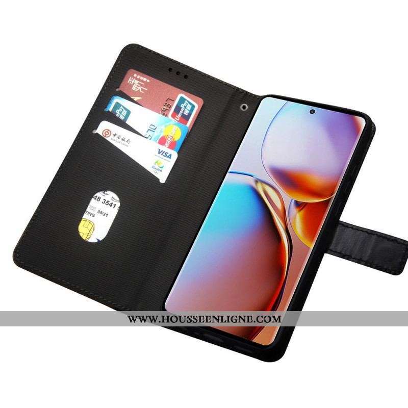 Housse Moto G73 5G Bicolore IDEWEI