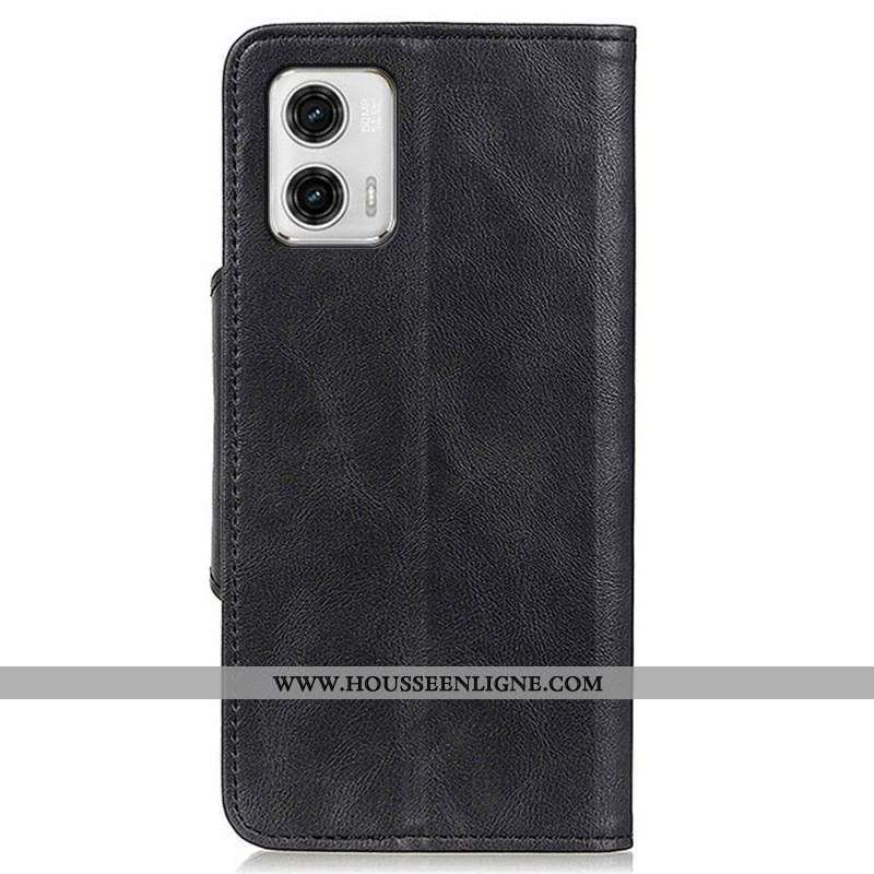 Housse Moto G73 5G Bouton Magnétique