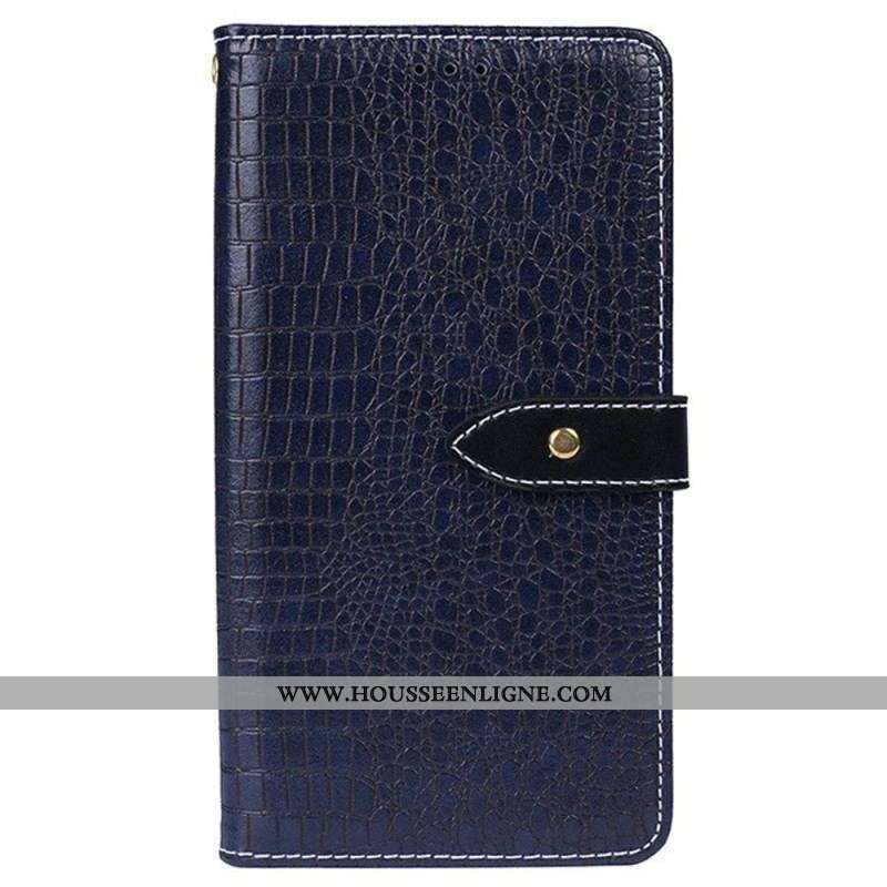 Housse Moto G73 5G Crocodile IDEWEI