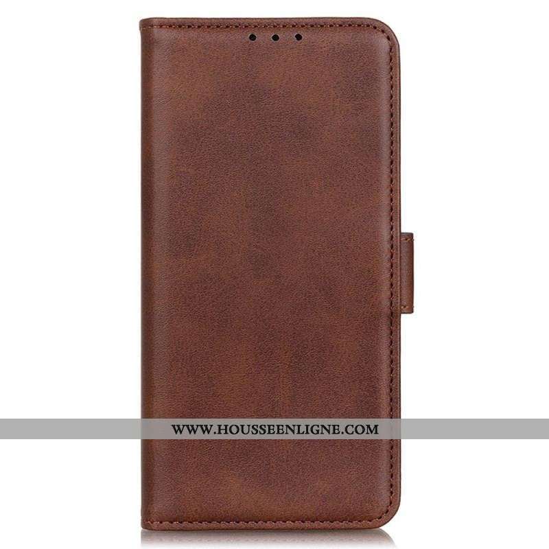 Housse Moto G73 5G Double Fermoir