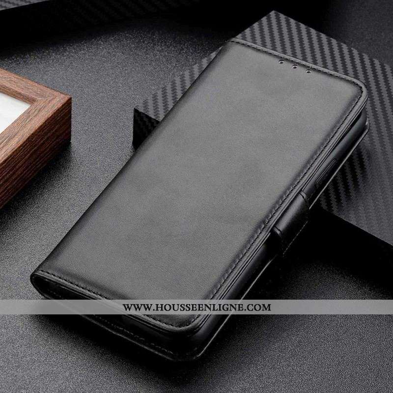 Housse Moto G73 5G Double Fermoir