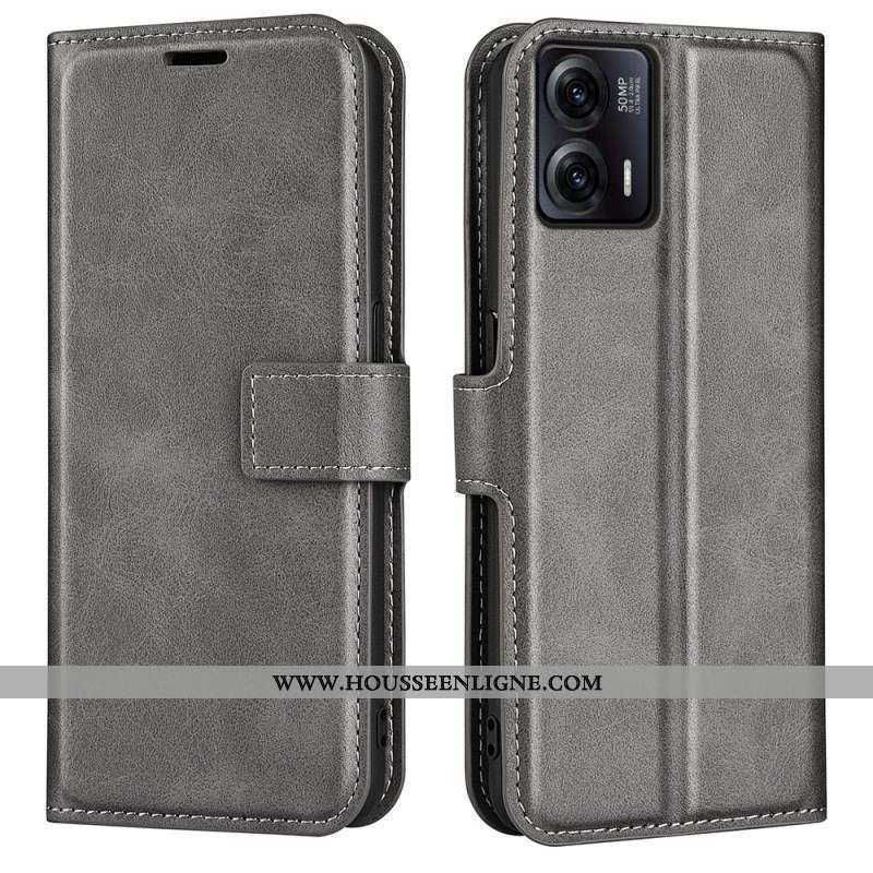Housse Moto G73 5G Effet Cuir