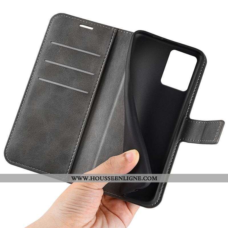 Housse Moto G73 5G Effet Cuir