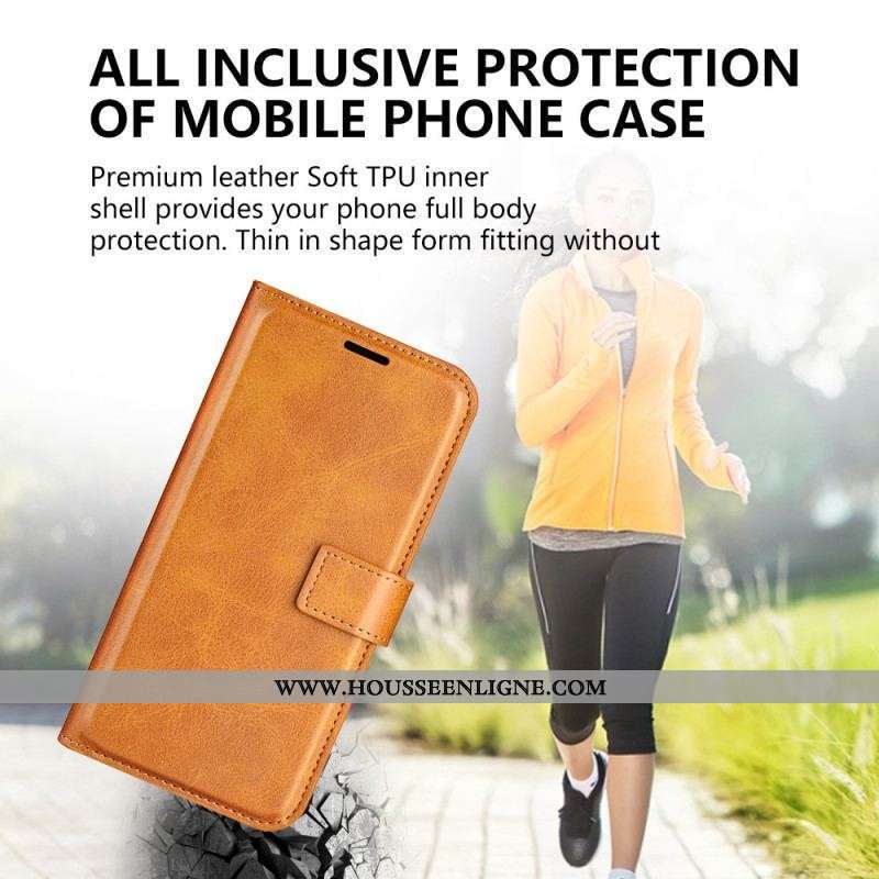 Housse Moto G73 5G Effet Cuir
