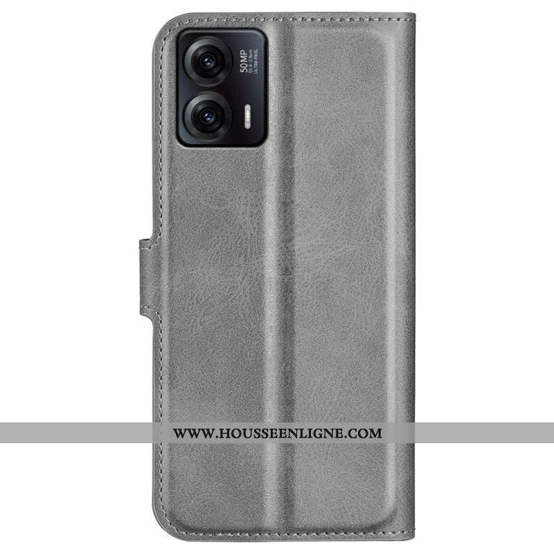 Housse Moto G73 5G Effet Cuir