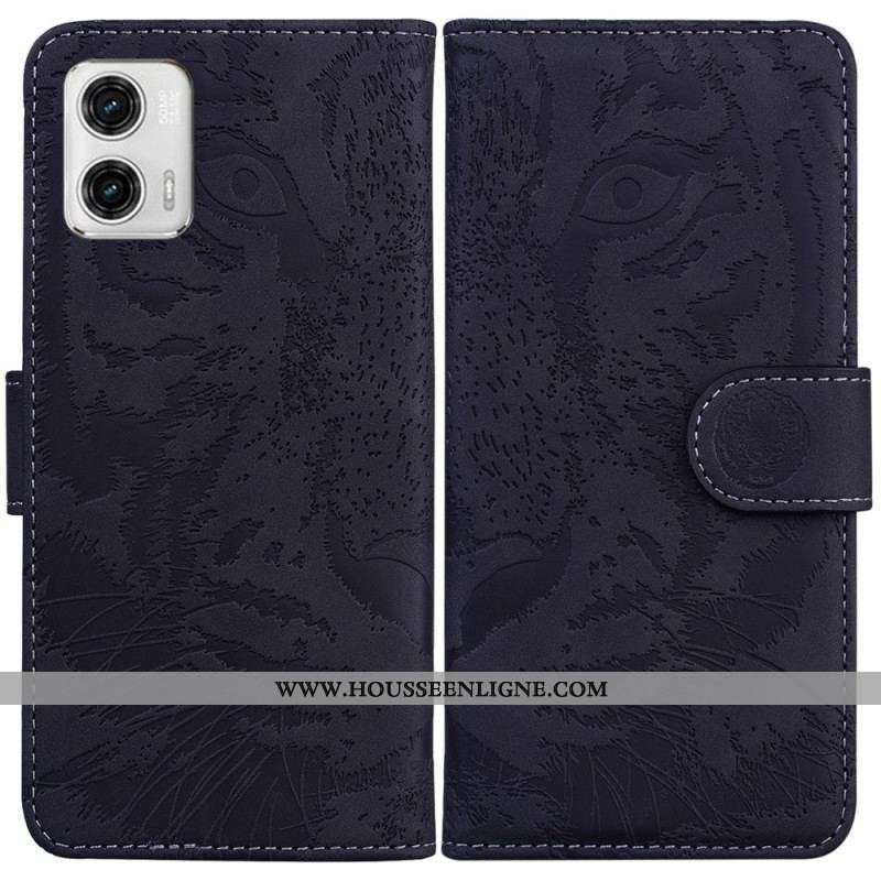 Housse Moto G73 5G Empreinte Tigre